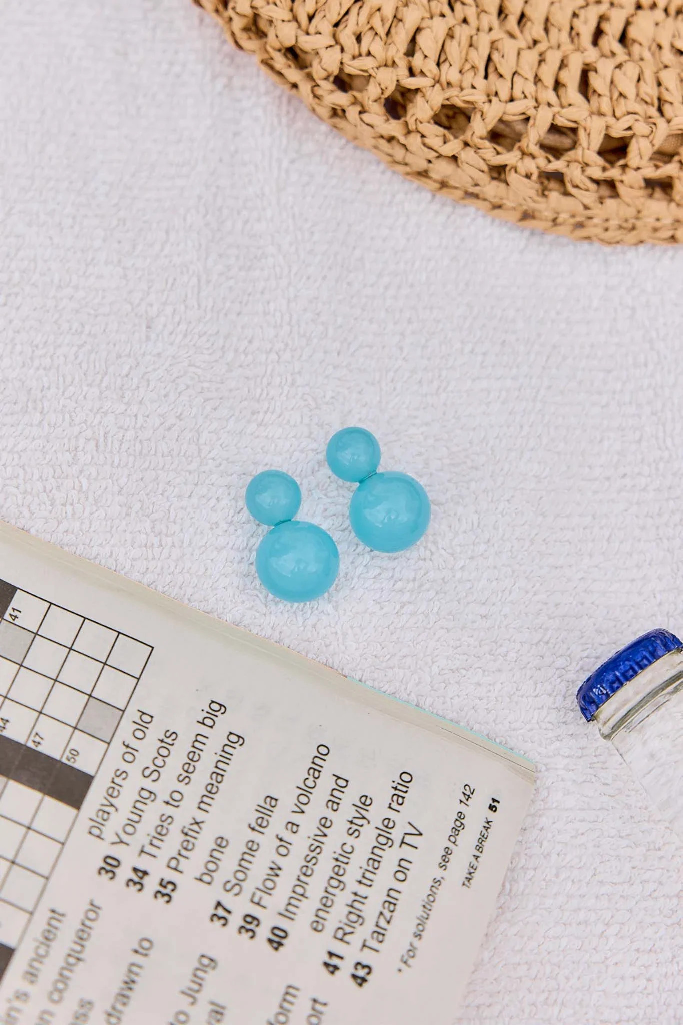 Turquoise Stacked Drop Earrings | Avara
