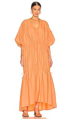 L'Academie Yona Maxi Dress in Orange from Revolve.com | Revolve Clothing (Global)