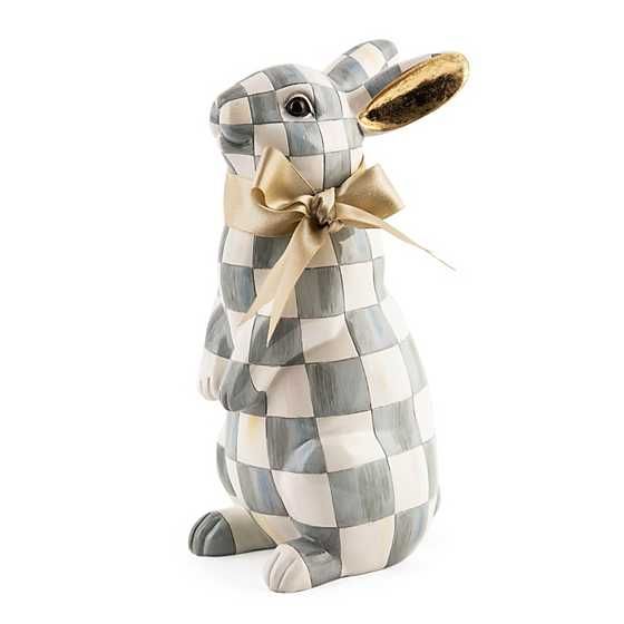 Sterling Check Standing Bunny | MacKenzie-Childs