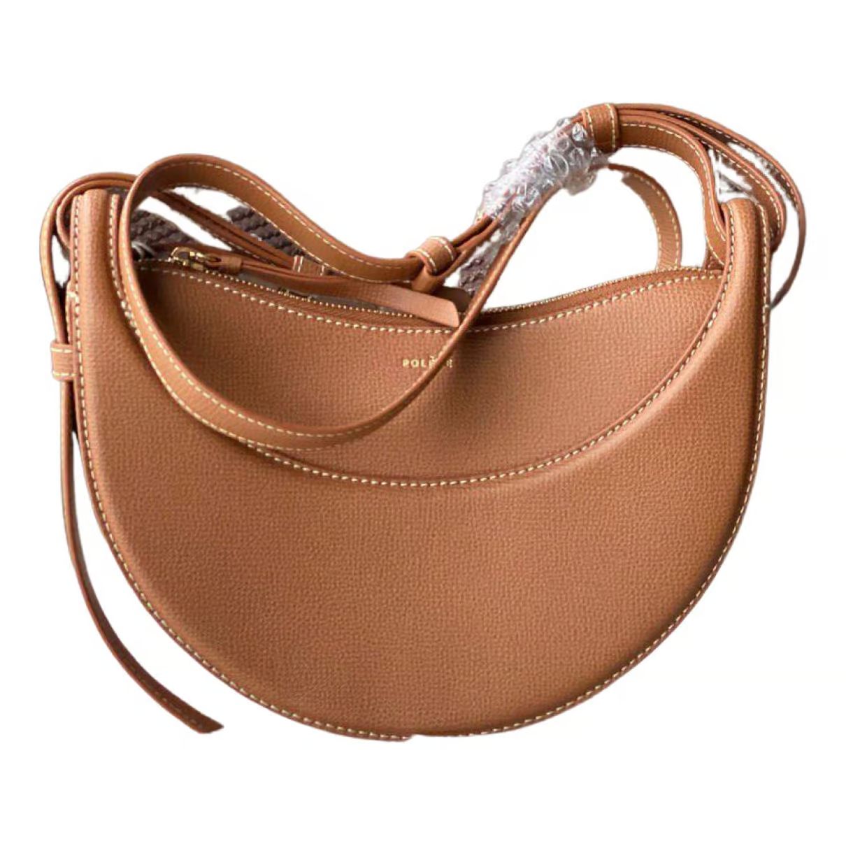 Numéro onze leather handbag Polene Camel in Leather - 36487628 | Vestiaire Collective (Global)