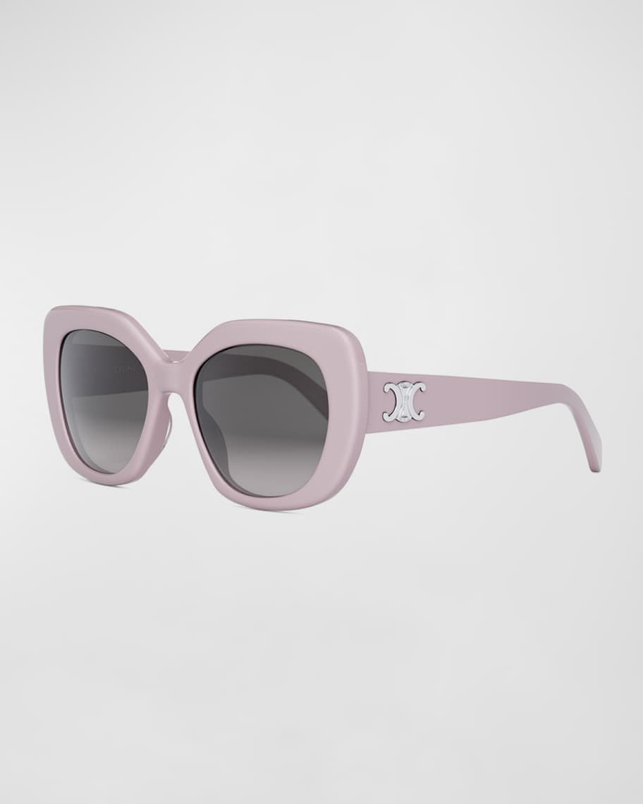 Triomphe Acetate Butterfly Sunglasses | Neiman Marcus
