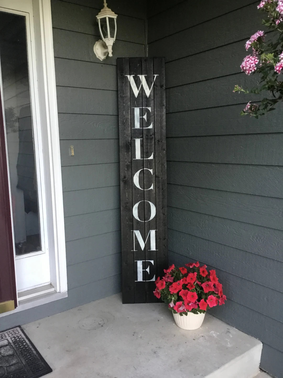 Welcome Sign, Front Door Welcome Sign, Welcome Sign Front Porch, Welcome Sign Front Door, Wood We... | Etsy (US)