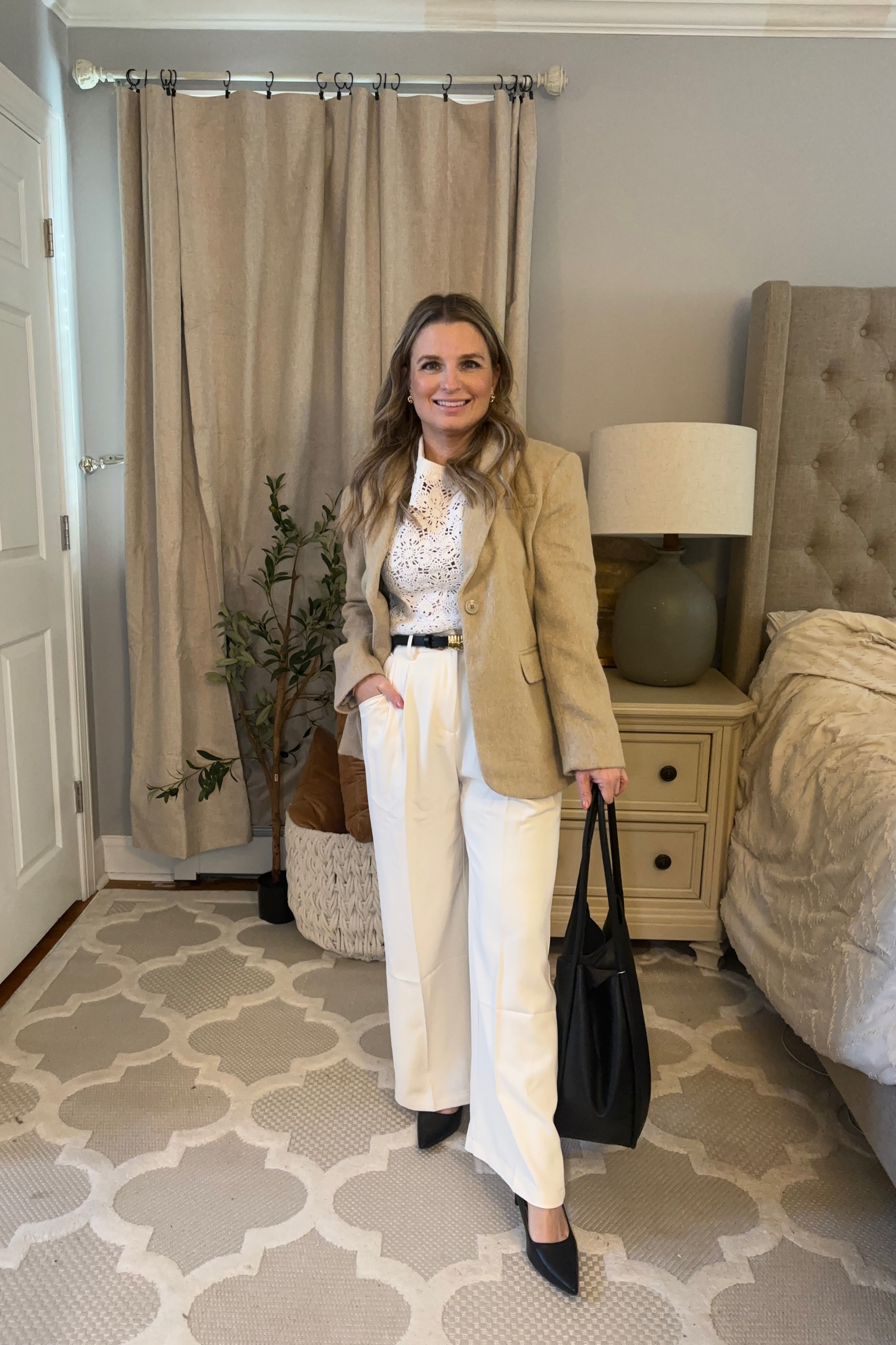 Workwear affordable options as we transition into spring 

Blazer size XXS and pants XS short 

#LTKSaleAlert #LTKFindsUnder50 #LTKWorkwear