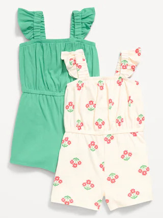 Sleeveless Romper 2-Pack for Toddler Girls | Old Navy (US)