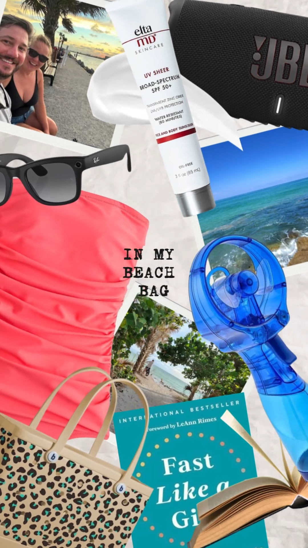 A few of my beach essentials. I have this swim suit in 2 colors & I got them about 10 years ago. Hands down one of my favorites… well made, removable strap, & gathered fabric is flattering. It’s half off right now too 🙌🏼

#LTKSwim #LTKMidsize #LTKVideo