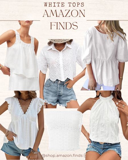 White tops for summer 2024 from Amazon!

#LTKSeasonal #LTKStyleTip