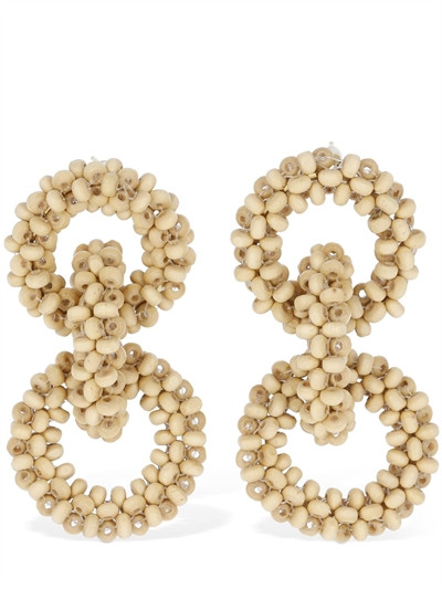 Lolita wood drop earrings - Rosantica - Women | Luisaviaroma | Luisaviaroma