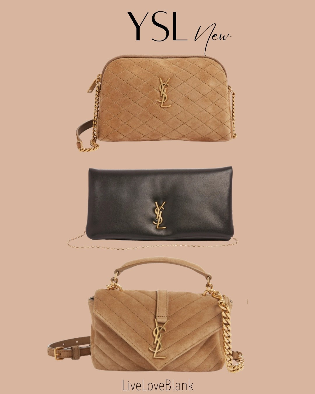 New Saint Laurent handbags


#LTKOver40 #LTKmomlife #LTKSeasonal
