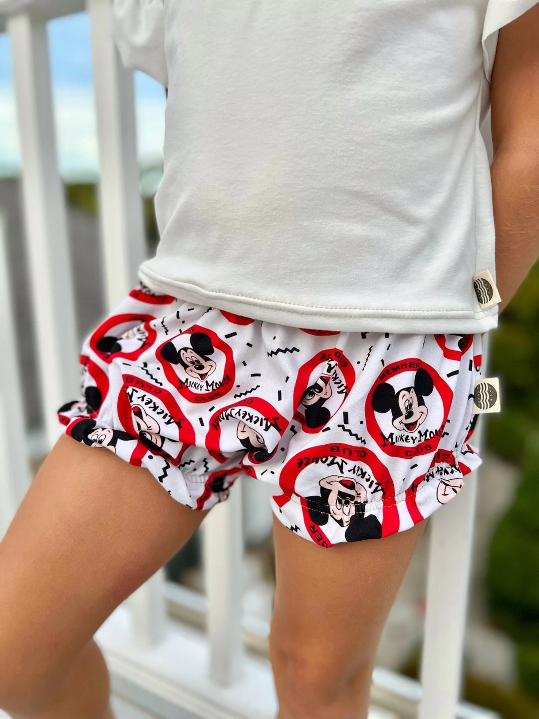Girls Mickey Mouse Club Ruffle Shorts /Shorties for Kids, Baby & Kids , Disney shorts, Mickey Sho... | Etsy (US)