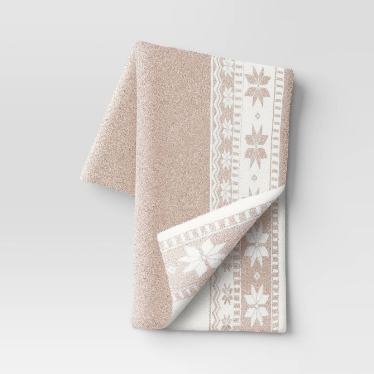 Heathered Fair Isle Cozy Knit Throw Blanket - Threshold™ | Target