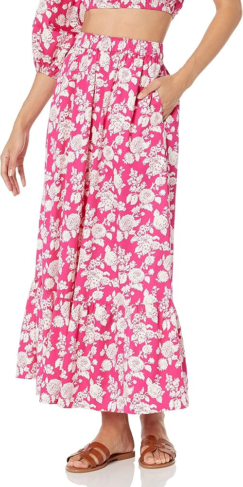 The Drop Women's Anupa Cotton Tiered Midi Skirt | Amazon (US)
