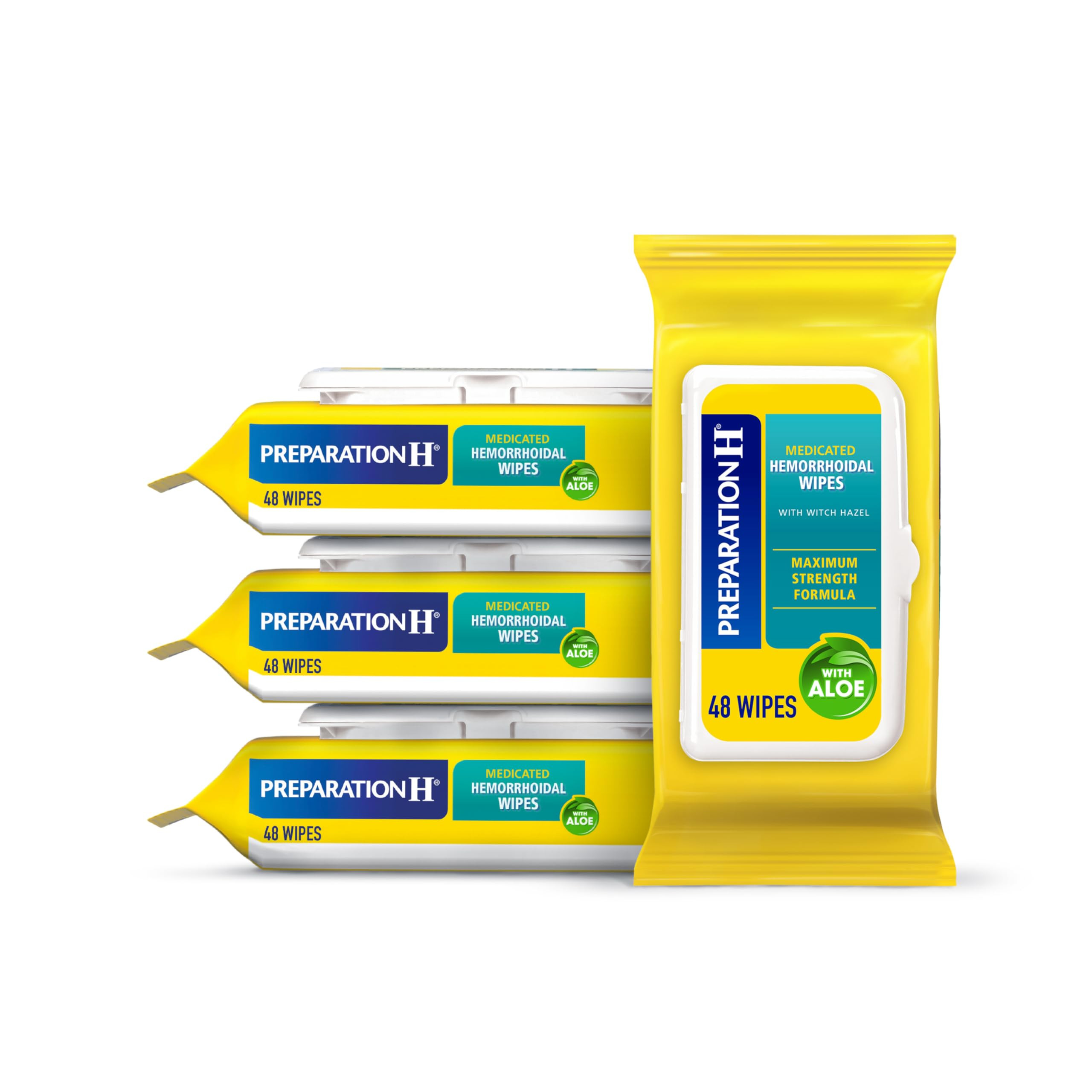 Preparation H Toallitas desechables para hemorroides con hamamelis para aliviar la irritación de... | Amazon (US)