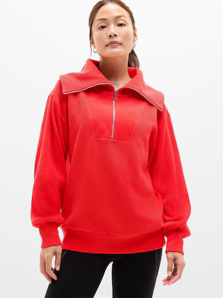 Ottoman Rib 1/4 Zip Sweatshirt | Athleta