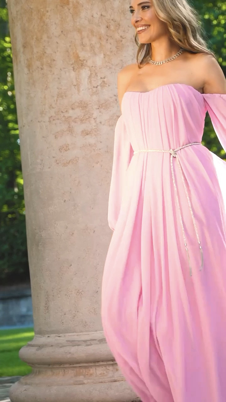 Stacy Ammon x Antonio Melani for Breast Cancer Awareness Month 