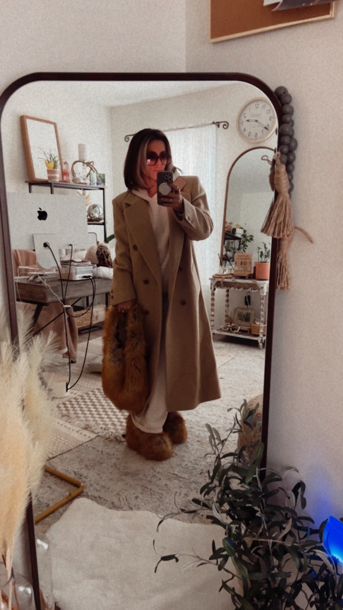 Shoes run pretty true to size the fur wedge and purse are the same fur. Love it!

#LTKFindsUnder100 #LTKPetite #LTKootd