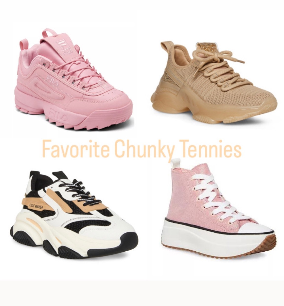 Shoe crush. Shoe favs. Tennis shoes. Chunky tennis shoes. Steve Madden. Converse. Madden girl. 

#LTKshoecrush #LTKfit #LTKstyletip