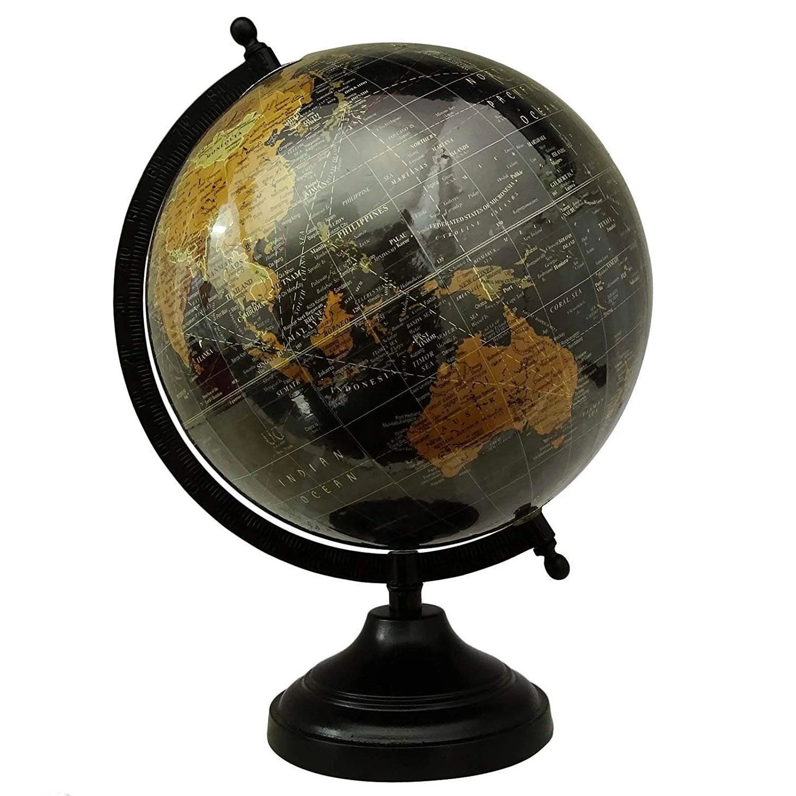 Decorative World Globe Terrestrial World Globe World Map Educational Globe Earth Rotating Globe H... | Etsy (US)