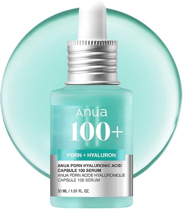Anua PDRN Hyaluronic Acid Capsule 100 Serum, Radiant Face Serum, Hyaluronic Acid, Hydration, Mois... | Amazon (US)
