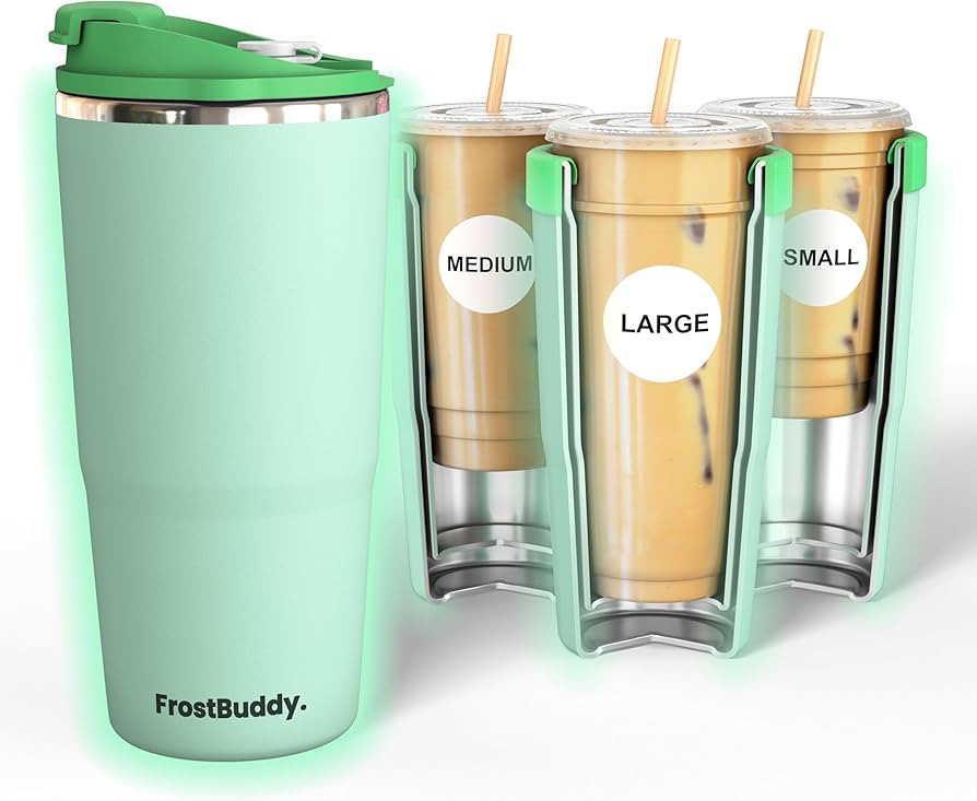 Frostbuddy | To Go Buddy - 30 oz Stainless Steel Vacuum Insulated Tumbler Cup - thermal cups for ... | Amazon (US)