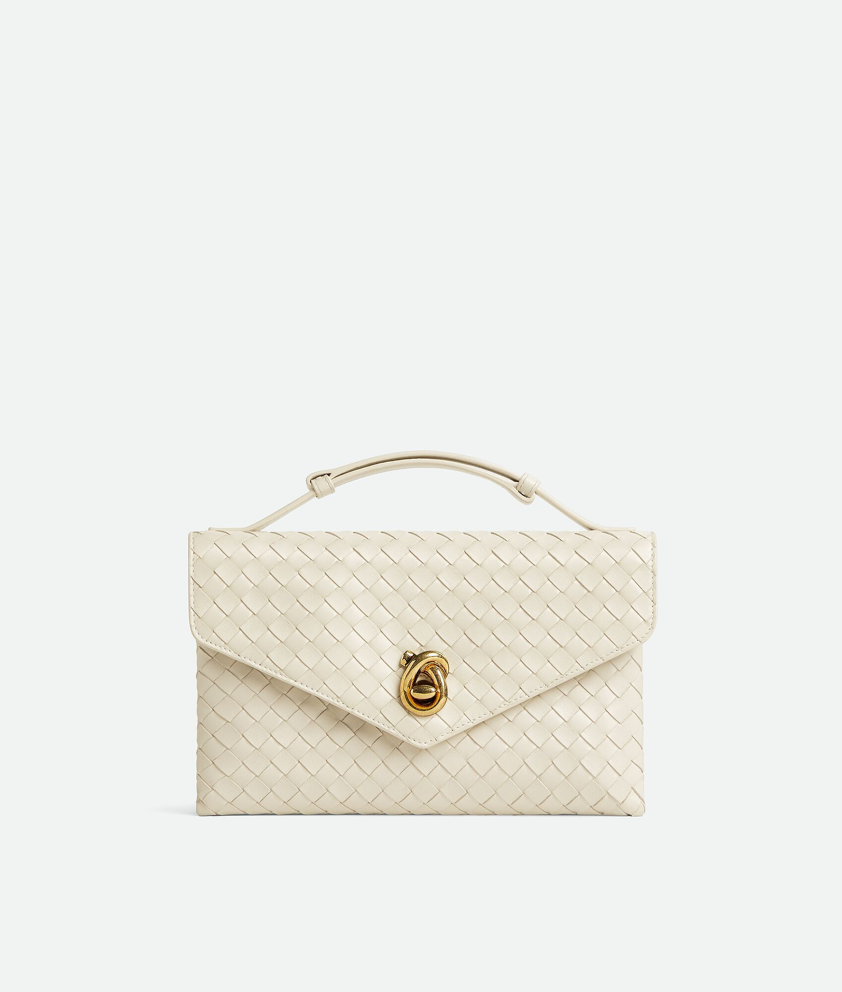 Women's Knot Lock in Sea salt | Bottega Veneta US | Bottega Veneta