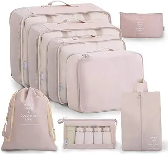 OEE Luggage Packing Organizers Packing Cubes Set for Travel | Amazon (US)