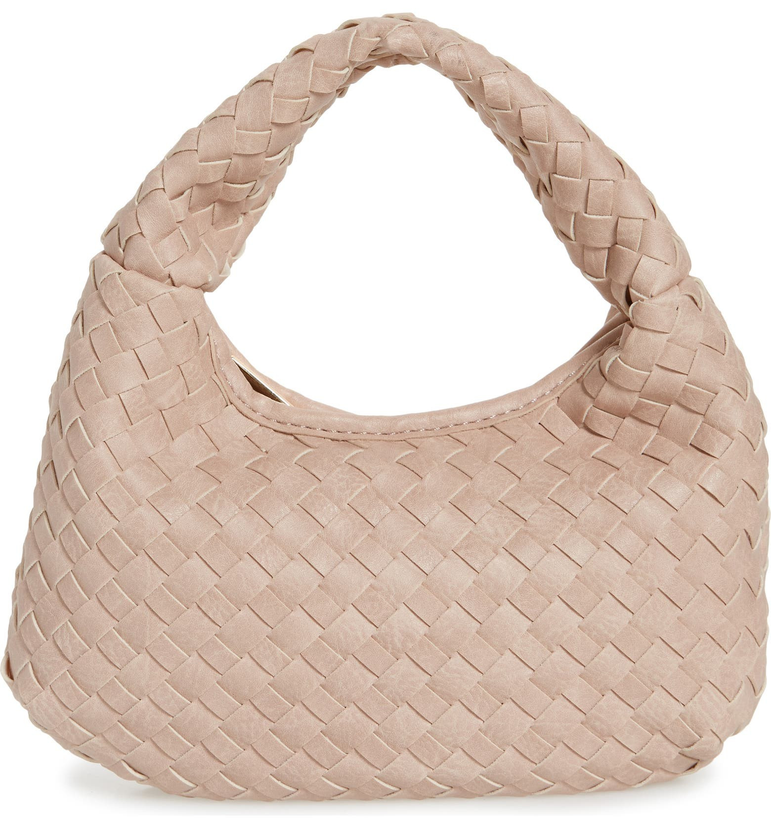 Woven Top Handle Vegan Leather Bag | Nordstrom | Nordstrom