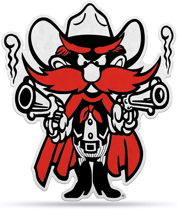Rico Industries NCAA Texas Tech Red Raiders NCAA Mascot Shape Cut Pennant, Team color, Item footp... | Amazon (US)
