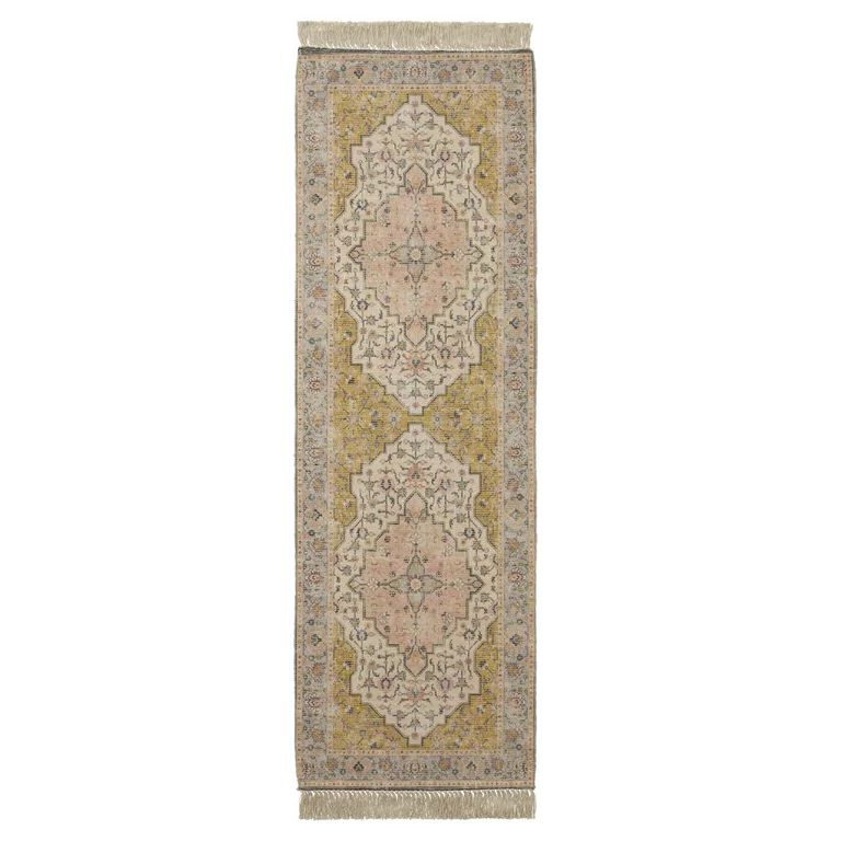 Better Homes & Gardens Blush Vintage Persian Medallion Area Rug, 28"x84" | Walmart (US)