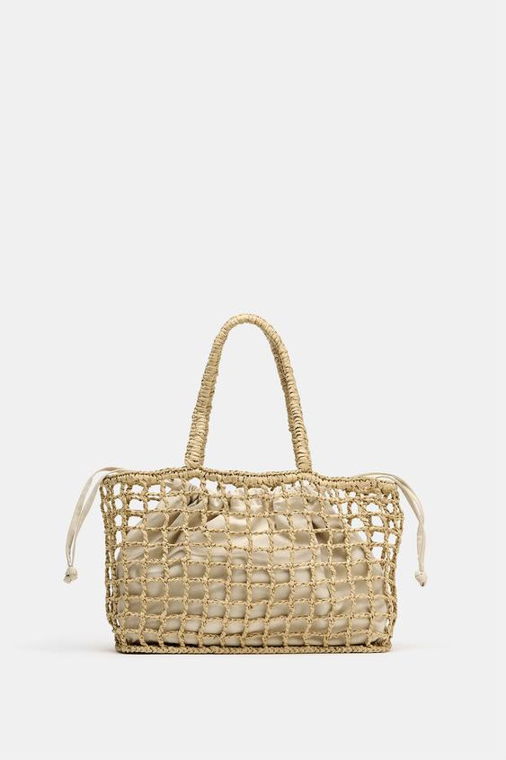 BRAIDED MINI  TOTE BAG | Zara UK