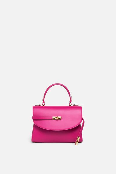 Classic New Yorker Bag in Battery Pink City - Gold Hardware | Silver & Riley