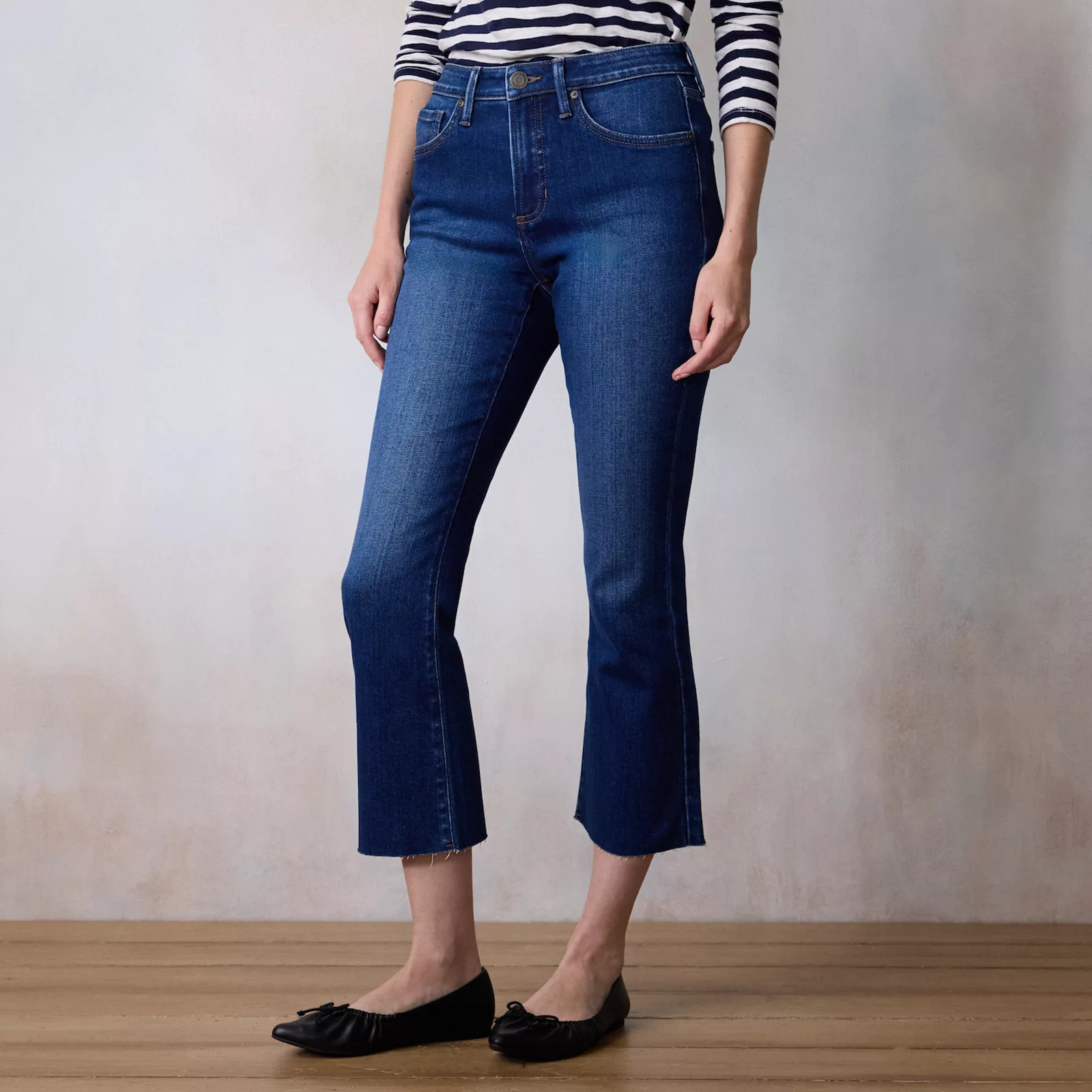 Women's LC Lauren Conrad High Rise Cropped Kickflare JeansLC Lauren Conrad | Kohl's