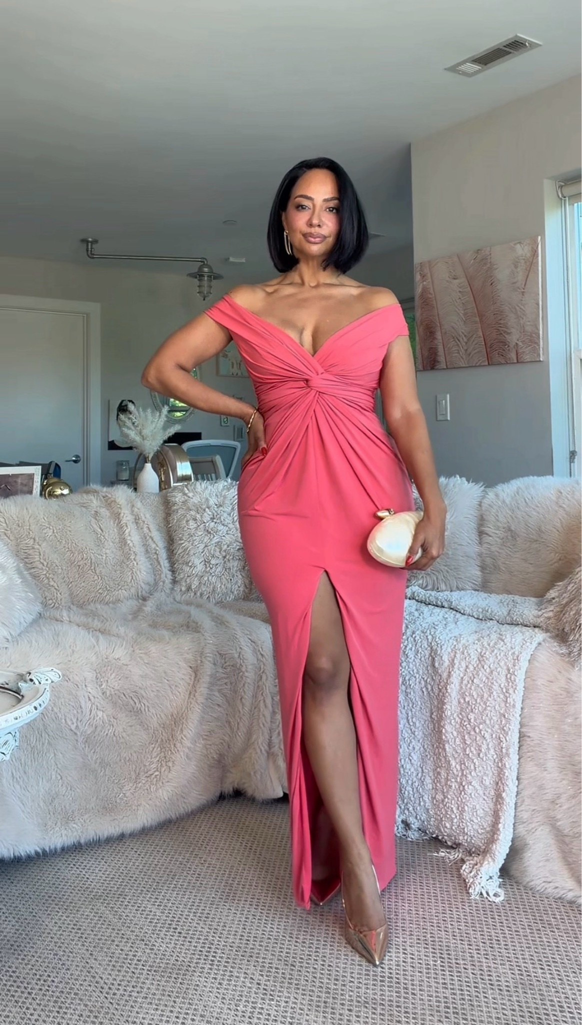 Showstopping wedding guest dress for the spring or summer 🩷 Has light stretch and fits true to size 

over 40 outfits
petite curvy outfit
formal dresses

#LTKWedding #LTKOver40 #LTKPetite