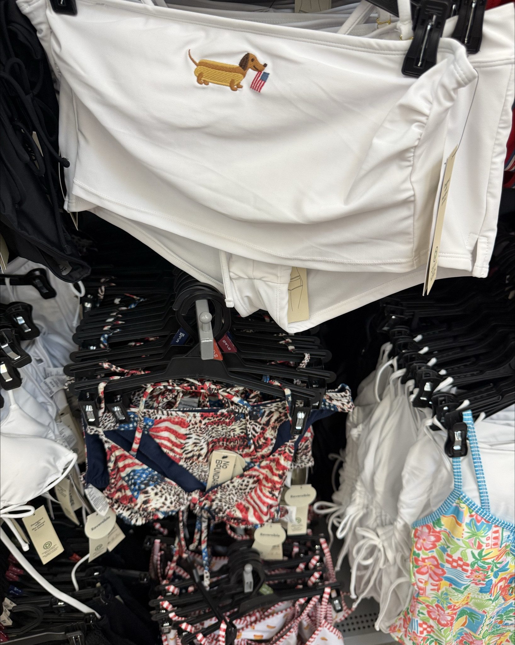 Walmart has their memorial day bathing suits out already, i love the weiner dog. Best fourth of July swimwear. 

#LTKootd #LTKSeasonal #LTKSwim