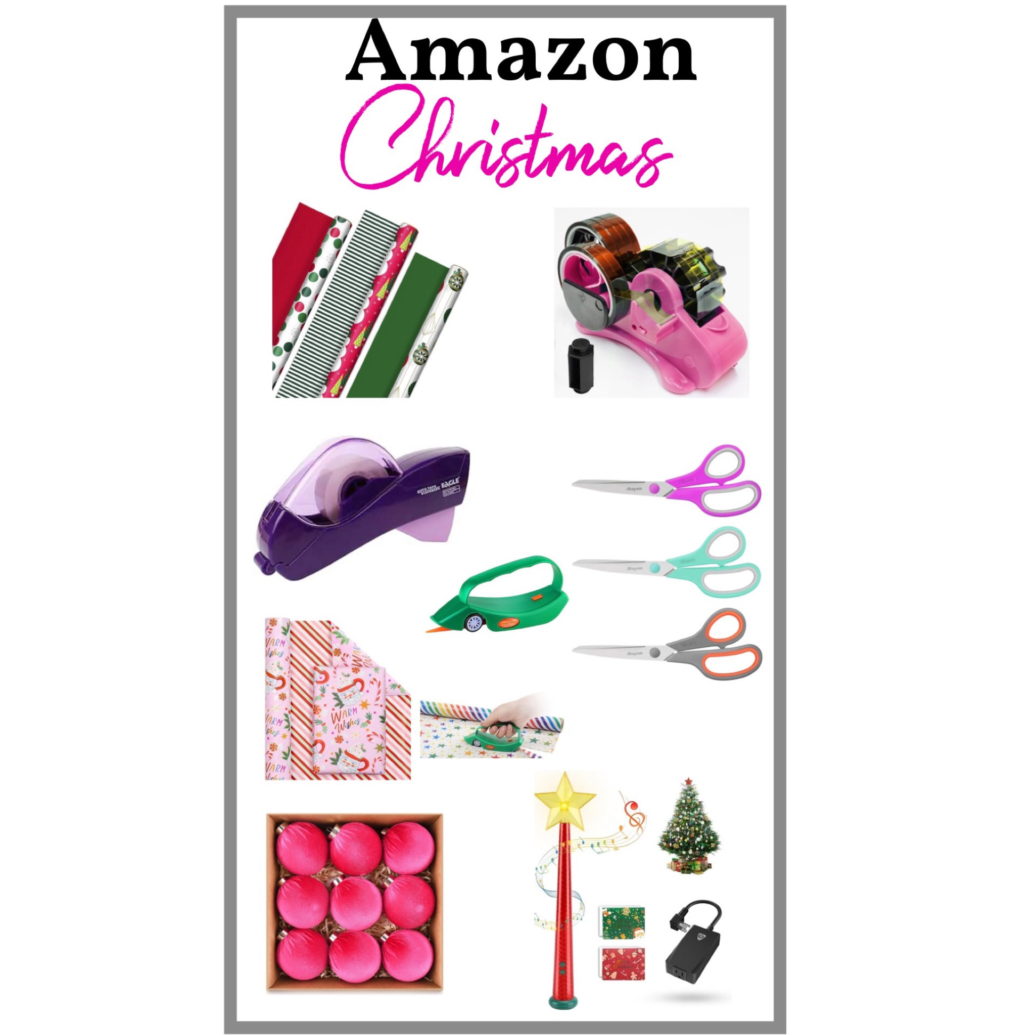 Amazon Christmas! All of the things you need to make gift wrapping easier!

#LTKFindsUnder50 #LTKHoliday #LTKSeasonal