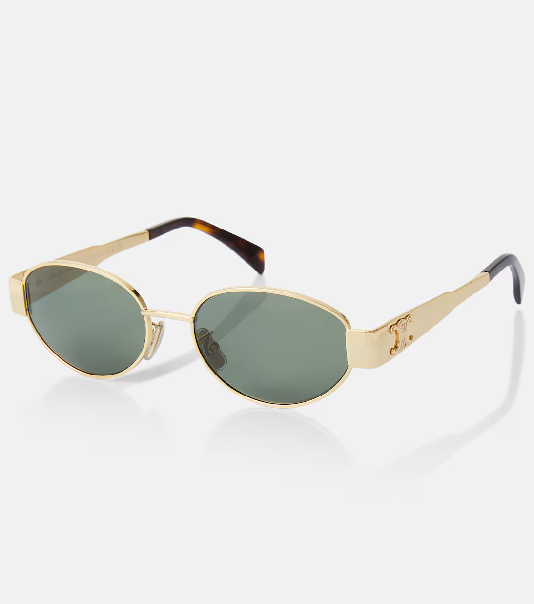 Triomphe Metal 01 oval sunglasses | Mytheresa (INTL)