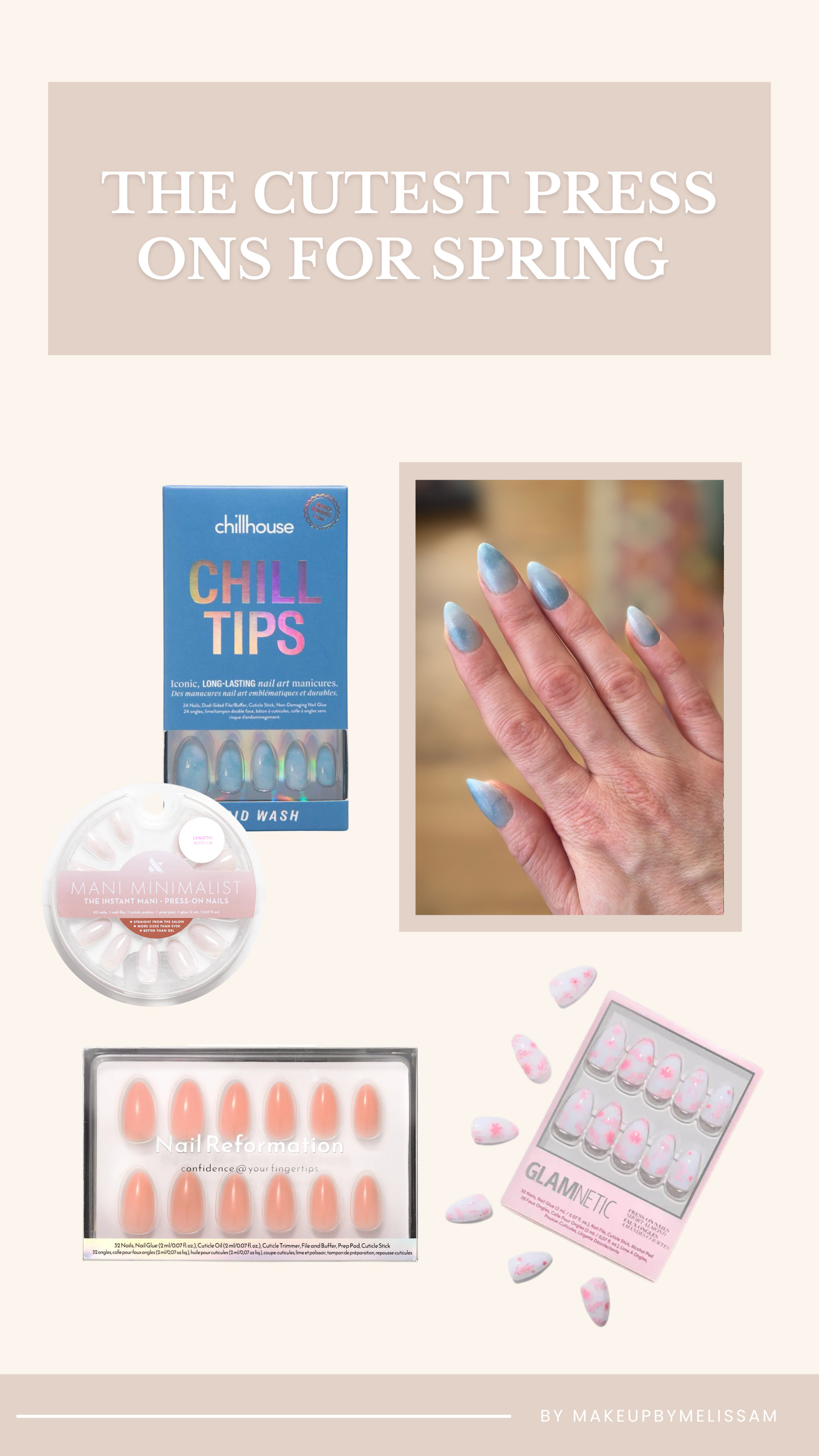 The cutest press ons for Spring! 

 #LTKFestival #LTKSeasonal #LTKBeauty