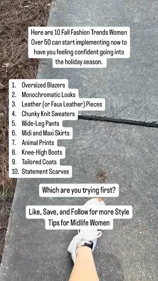 Feel like your closet is filled with outdated clothes that you’ve worn over and over and over again? Not sure how to incorporate new trends without feeling like you look like you’re trying too hard? And an updated wardrobe that makes you want to get dressed and show up in the world for your people is what you want right? 

I got you, sister!

By adding one or two of these new fall trends to your current wardrobe, you can strike a good balance between still feeling classic while keeping current and relevant. Belted scarves and shoes are safe options for trendier prints. 

Want daily affordable style inspiration? Follow me for more #OOTD magic!

Everything is also linked individually on the LTK app making it super easy to dip your toe in the water. 

As a reminder for reference:
I’m 54
5’8
140 lbs
6/8/M



#LTKStyleTip #LTKMidsize #LTKOver40