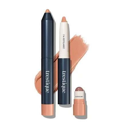 trestique Matte Lip Crayon And Balm Refillable Matte Lipstick - Nantucket Nude | Walmart (US)