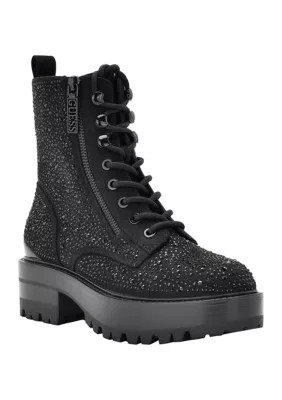 Guess Fearnea Combat Booties | Belk