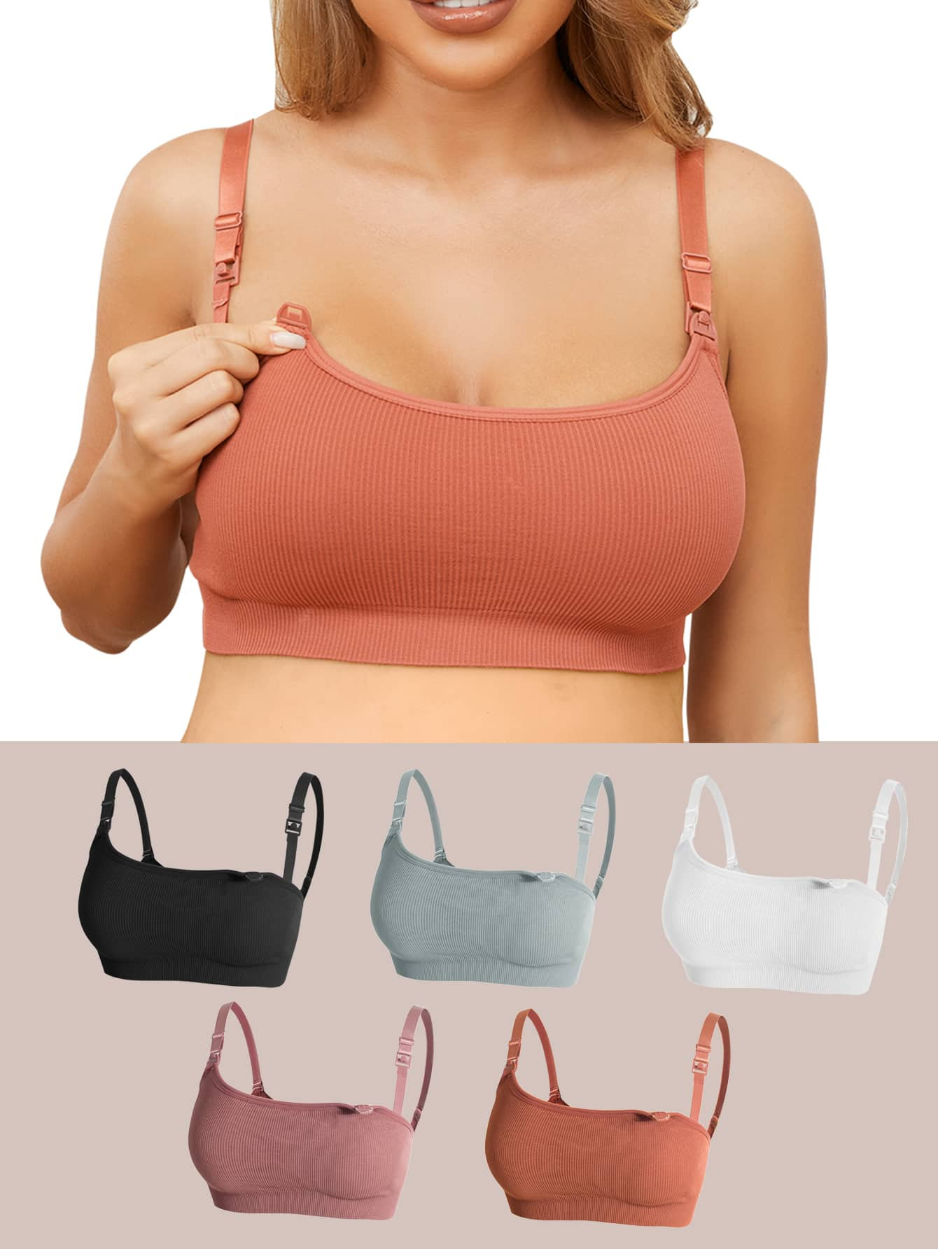 Maternity 5pack Solid Bra | SHEIN