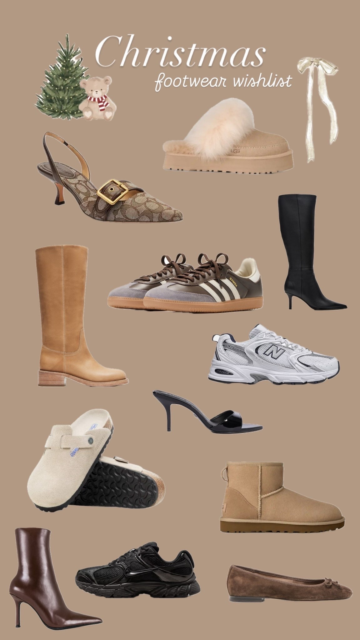 Christmas footwear wishlist 🎁🎄♥️❄️
.
.
#LTK #Christmas #Christmaswishlist #shoes #uggs #adidas 

#LTKGiftGuide #LTKHoliday #LTKSeasonal