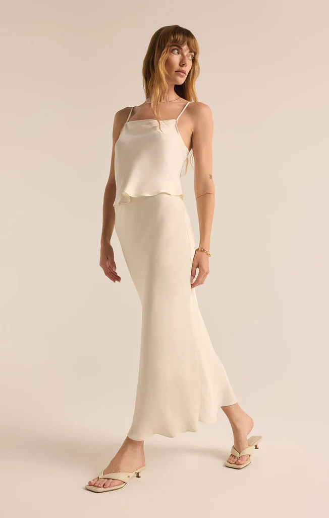 Euphoria Luxe Sheen Midi Skirt | Z Supply