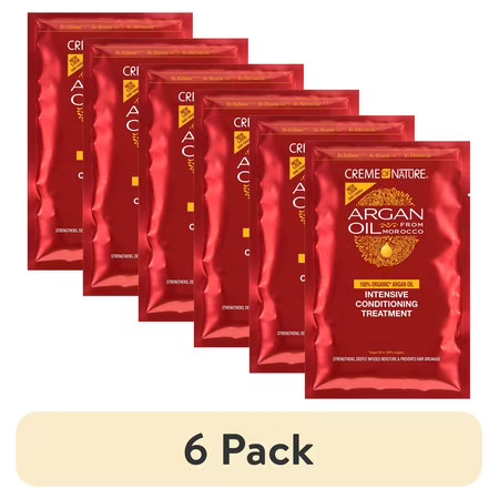 (6 pack) Creme of Nature Argan Oil Intensive Hair Conditioning Treatment, 1.75 fl oz | Walmart (US)