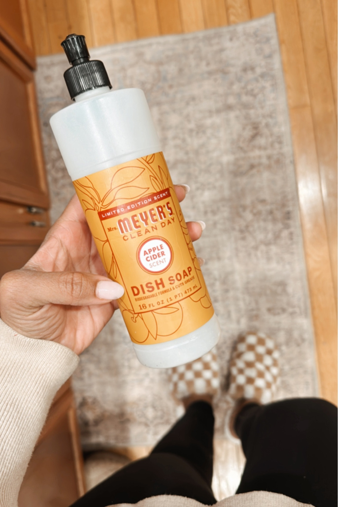 Mrs. Meyers’s spray is great for counter tops & fridge

#LTKhome