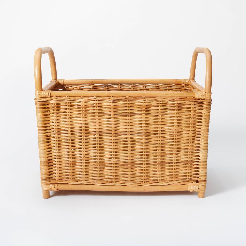 Rectangular Wicker Magazine Holder - Threshold&#8482; designed with Studio McGee | Target