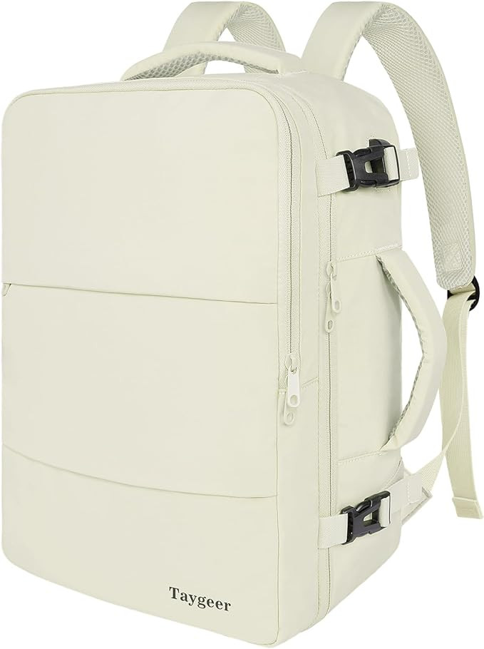 Taygeer Travel Backpack for Women, Carry On Backpack with USB Charging Port & Shoe Pouch, TSA 15.... | Amazon (US)