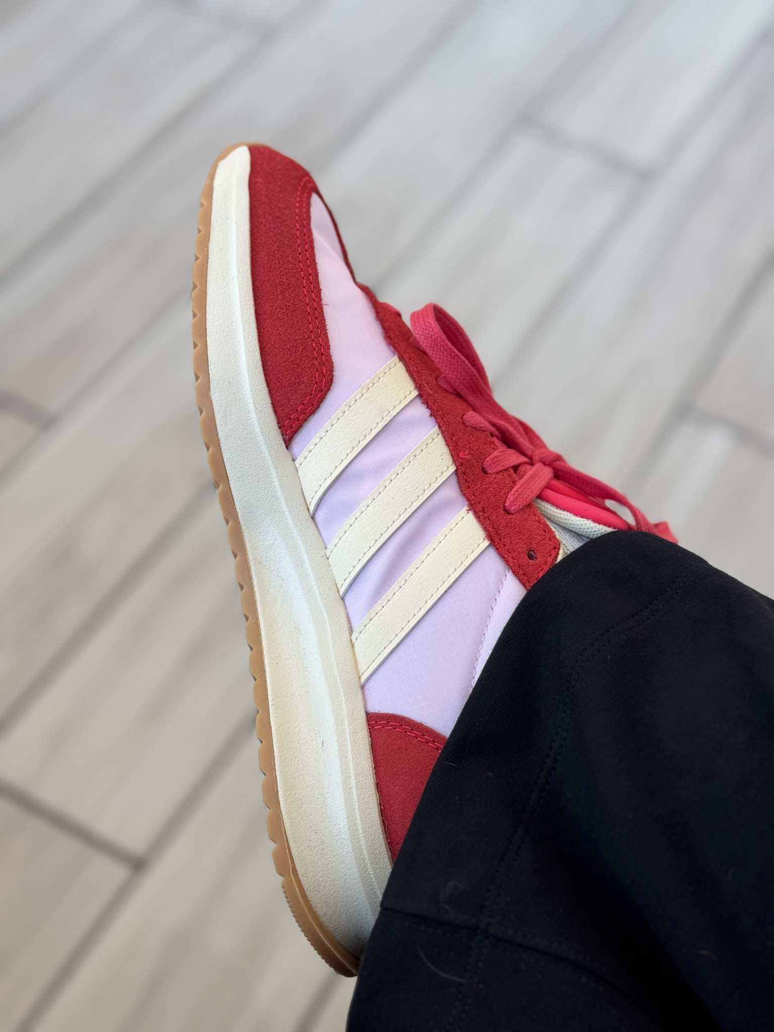 I am WILD about these pink & red Adidas sneakers🩷❤️It’s Valentine’s Day’s vibes I’m wearing all year - plus they’re wildly comfortable & affordable!

#LTKStyleTip #LTKFindsUnder100 #LTKShoeCrush