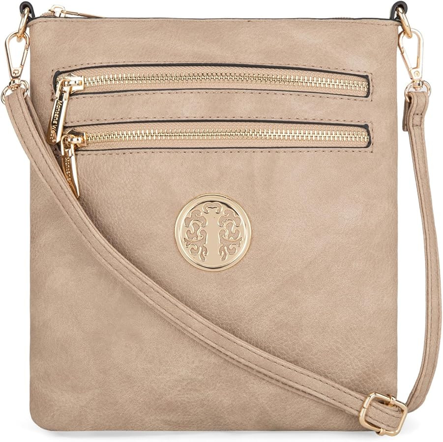 Montana West Crossbody Bags for Women Multi Pocket Cross Body Bag Purses with Adjustable Strap | Amazon (US)