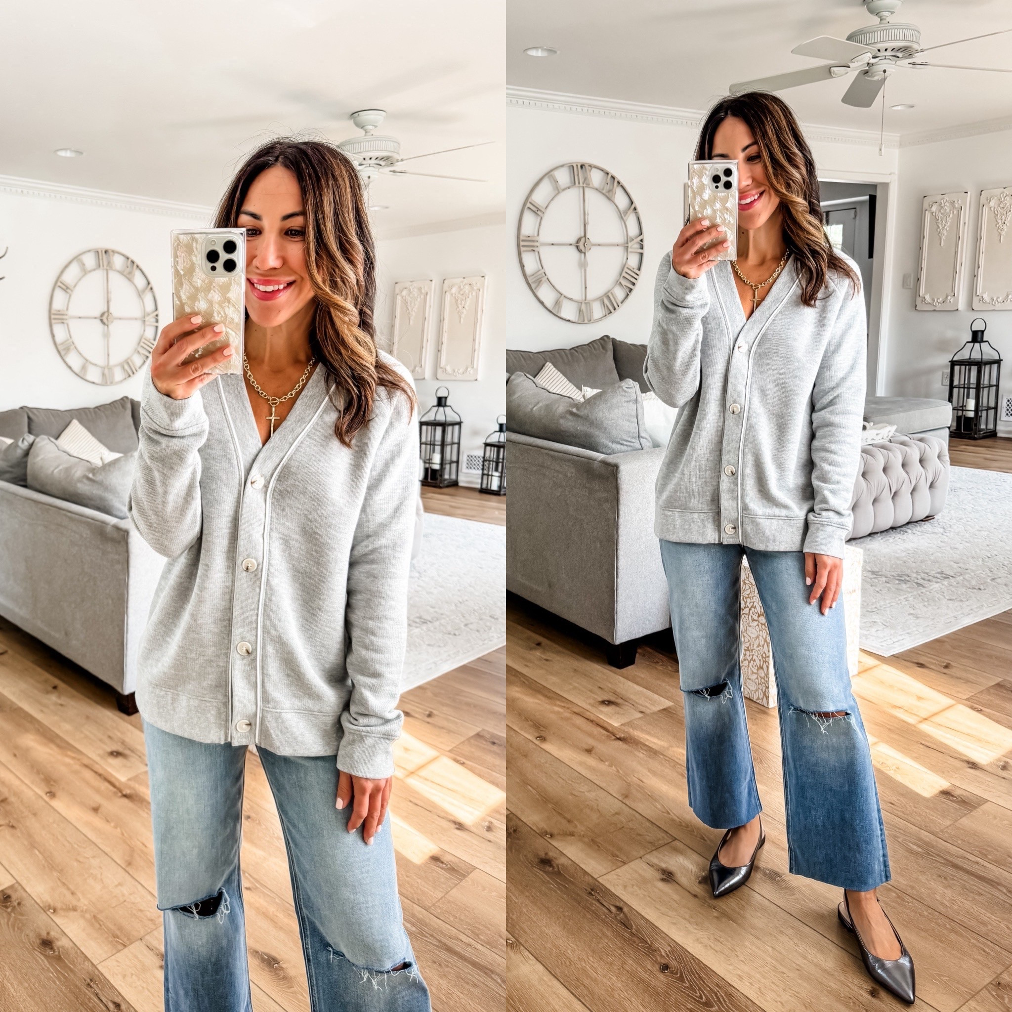 Chewed jeans 25. Floral jeans 2. KanCan jeans, 25 short. Busted knee jeans 25. Striped tee Xs. Mesh top XS. Ribbed tee Xs. Corduroy vest XS. Flannels small. Clogs size up. Flats tts. 

Affordable fall outfits, Maurices,  Maurice’s , cardigan

#LTKSaleAlert #LTKFindsUnder50 #LTKOver40