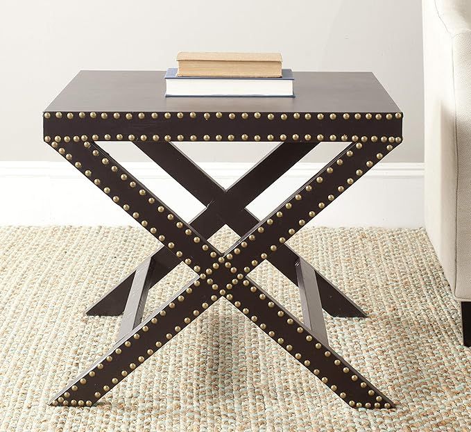 Safavieh Home Collection Jeanine Grey X End Table | Amazon (US)